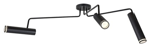 Spot Senobia, 3 x GU10, negru