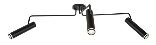 Spot Senobia, 3 x GU10, negru
