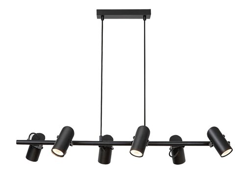 Pendul Maximilian, 6 x GU10, Negru