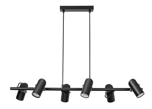 Pendul Maximilian, 6 x GU10, Negru