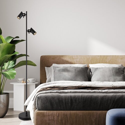 Lampadar Maximilian, 2 x GU10, negru mat