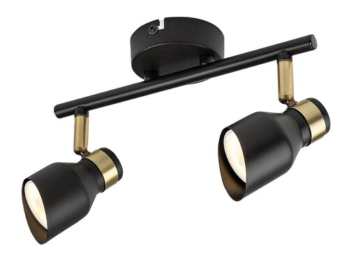 Spot Lilou, 2 x GU10, negru