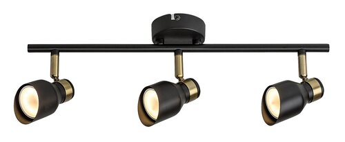Spot Lilou, 3 x GU10, negru