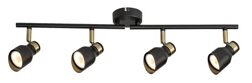 Spot Lilou, 4 x GU10, negru mat