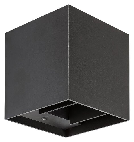 Aplica Solin, 1 x G9, negru mat, IP54