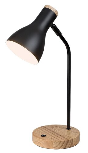 Lampa de birou Ferb, 1 x E14, negru mat