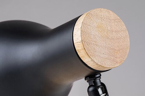 Lampa de birou Ferb, 1 x E14, negru mat