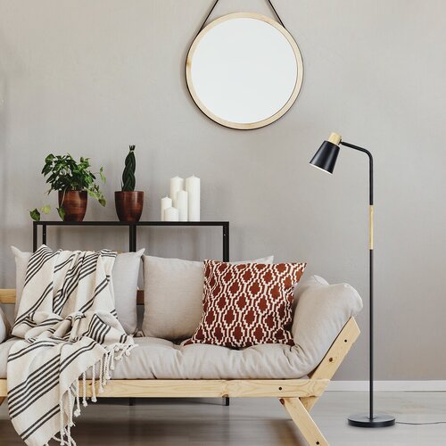 Lampadar Azim, 1 x E27, negru