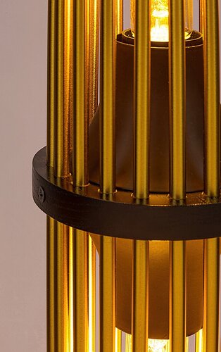 Lampadar Roxas, 2 x E27, negru mat