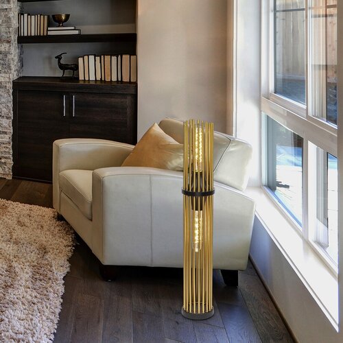 Lampadar Roxas, 2 x E27, negru mat