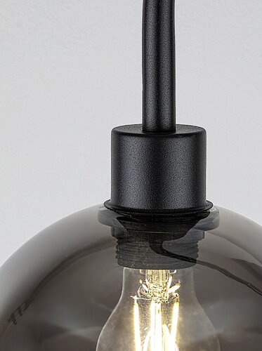 Lampadar Ricardo, 1 x E27, negru