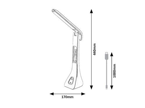 Lampa Amato LED, 7W, dimabila, Alb