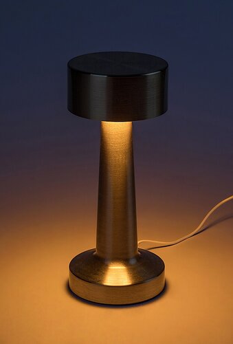 Lampa de masa Senan LED, 2.7W, 40lm, lumina reglabila (3000K - 6000K)