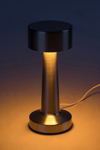 Lampa de masa Senan LED, 2.7W, 40lm, lumina reglabila (3000K - 6000K)