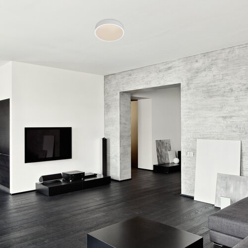 Plafoniera Larcia LED cu senzor de miscare, 19W, 1070lm, lumina neutra (4000K), IP44