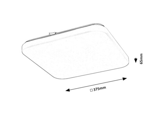 Plafoniera Vendel LED cu senzor de miscare, 24W, 1460lm, lumina neutra (4000K)