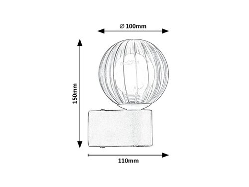 Aplica Colzar, 1 x G9, negru mat, IP44