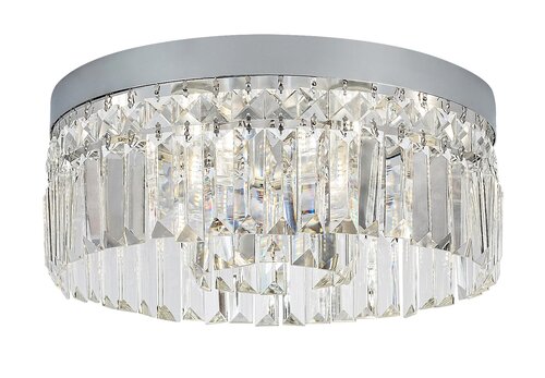 Plafoniera Sybil, 6 x G9, crom, IP44