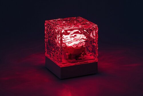 Lampa Cubiko LED cu Telecomanda, 1W, RGB