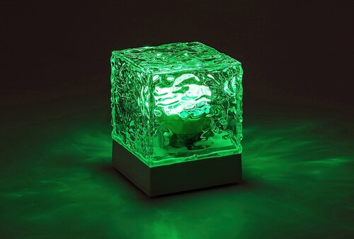 Lampa Cubiko LED cu Telecomanda, 1W, RGB