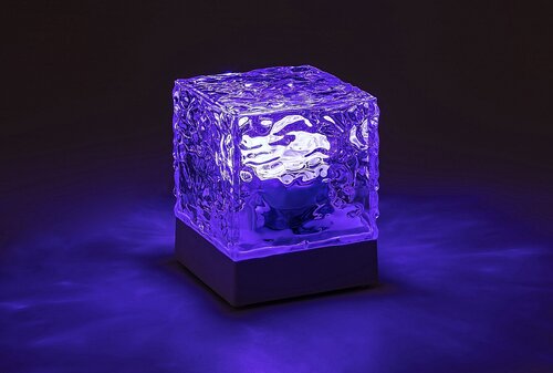 Lampa Cubiko LED cu Telecomanda, 1W, RGB