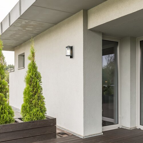 Aplica Silistra, 1 x E27, antracit, IP44
