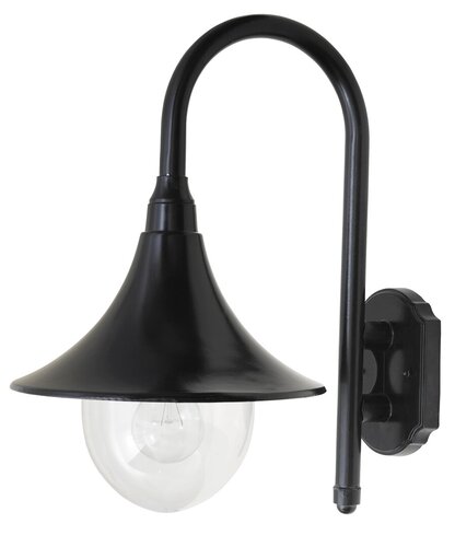 Aplica Konstanz, 1 x E27, negru, IP44