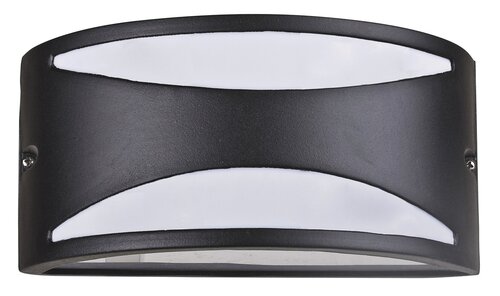 Aplica Manhattan, 1 x E27, negru mat, IP54
