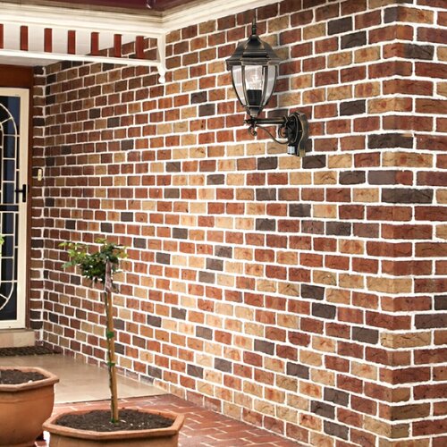 Aplica Toronto cu senzor de miscare, 1 x E27, auriu antic, IP44