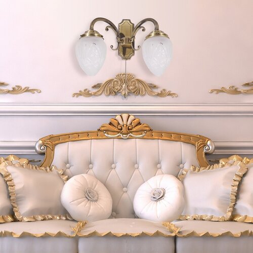 Aplica Annabella, 2 x E14, Bronz