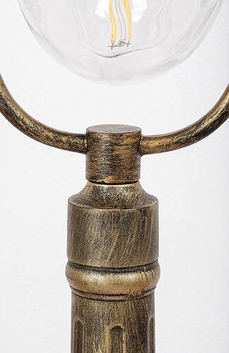 Lampadar Barcelona, 1 x E27, auriu antic, IP43