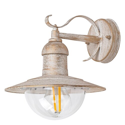 Aplica Oslo, 1 x E27, alb antichizat, IP44