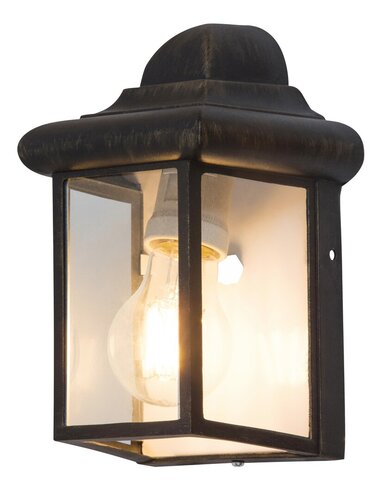 Aplica Norvich, 1 x E27, auriu antic, IP43