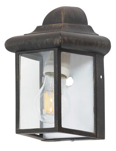 Aplica Norvich, 1 x E27, auriu antic, IP43